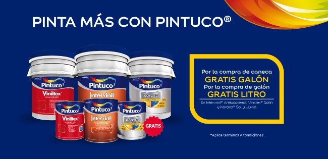 Términos y condiciones: Pinta más con Pintuco